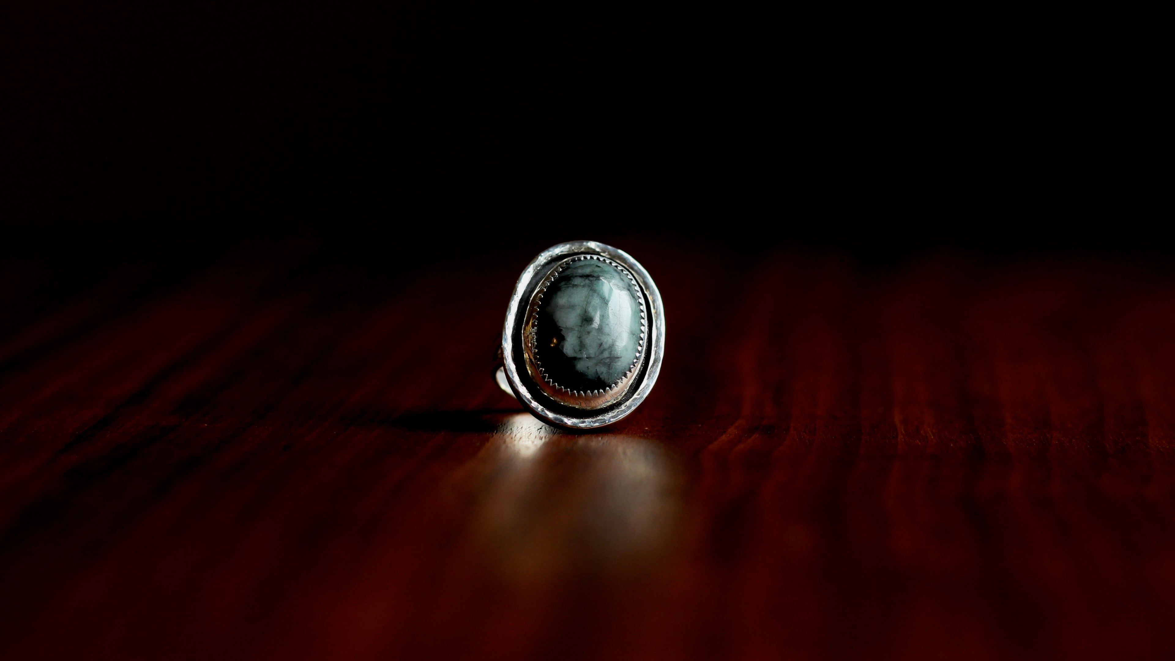 Sterling Silver Ring, Estate Sale Stone