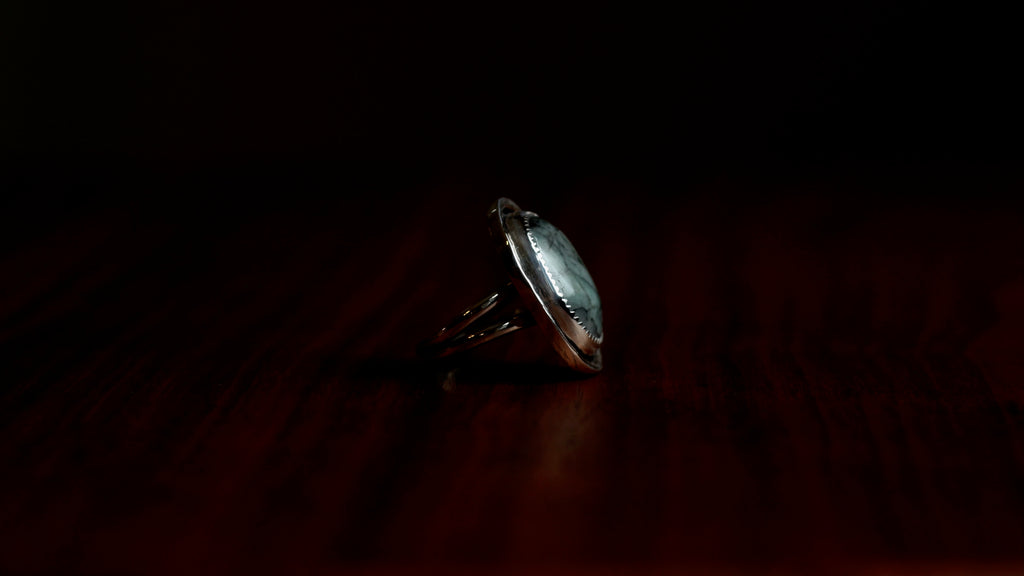Sterling Silver Ring, Estate Sale Stone