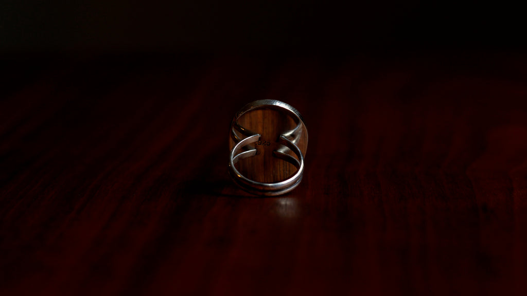 Sterling Silver Ring, Estate Sale Stone