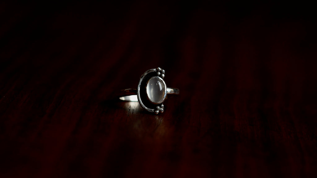 Sterling Silver Moonstone Ring