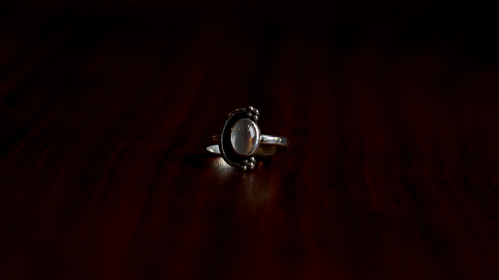 Sterling Silver Moonstone Ring