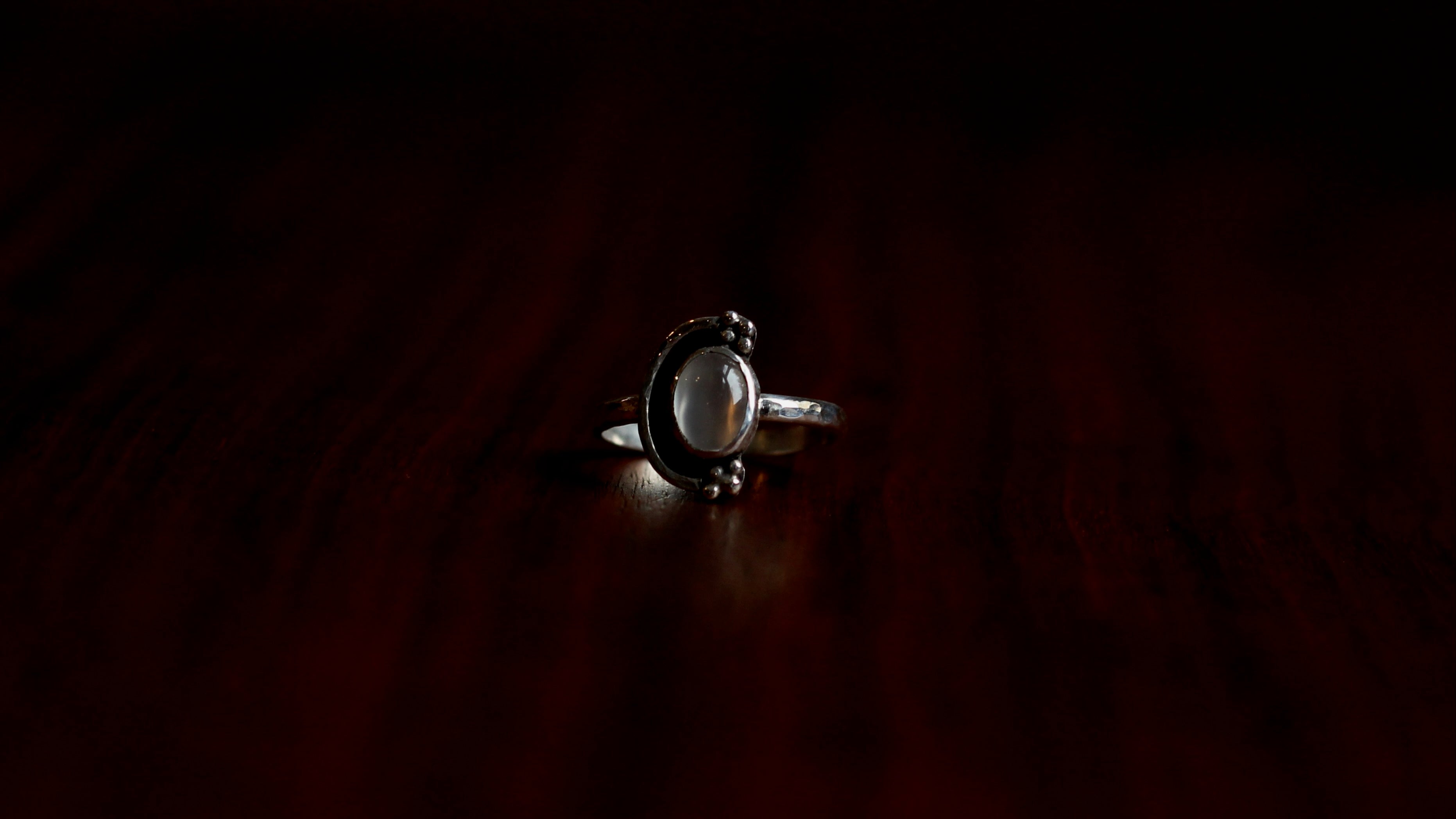 Sterling Silver Moonstone Ring