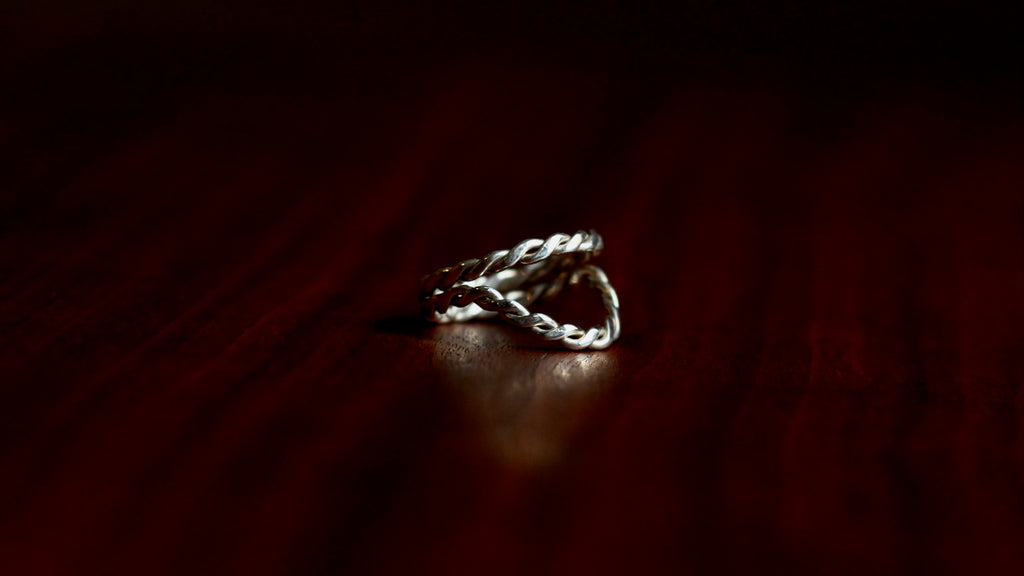 Sterling Silver Twist Ring