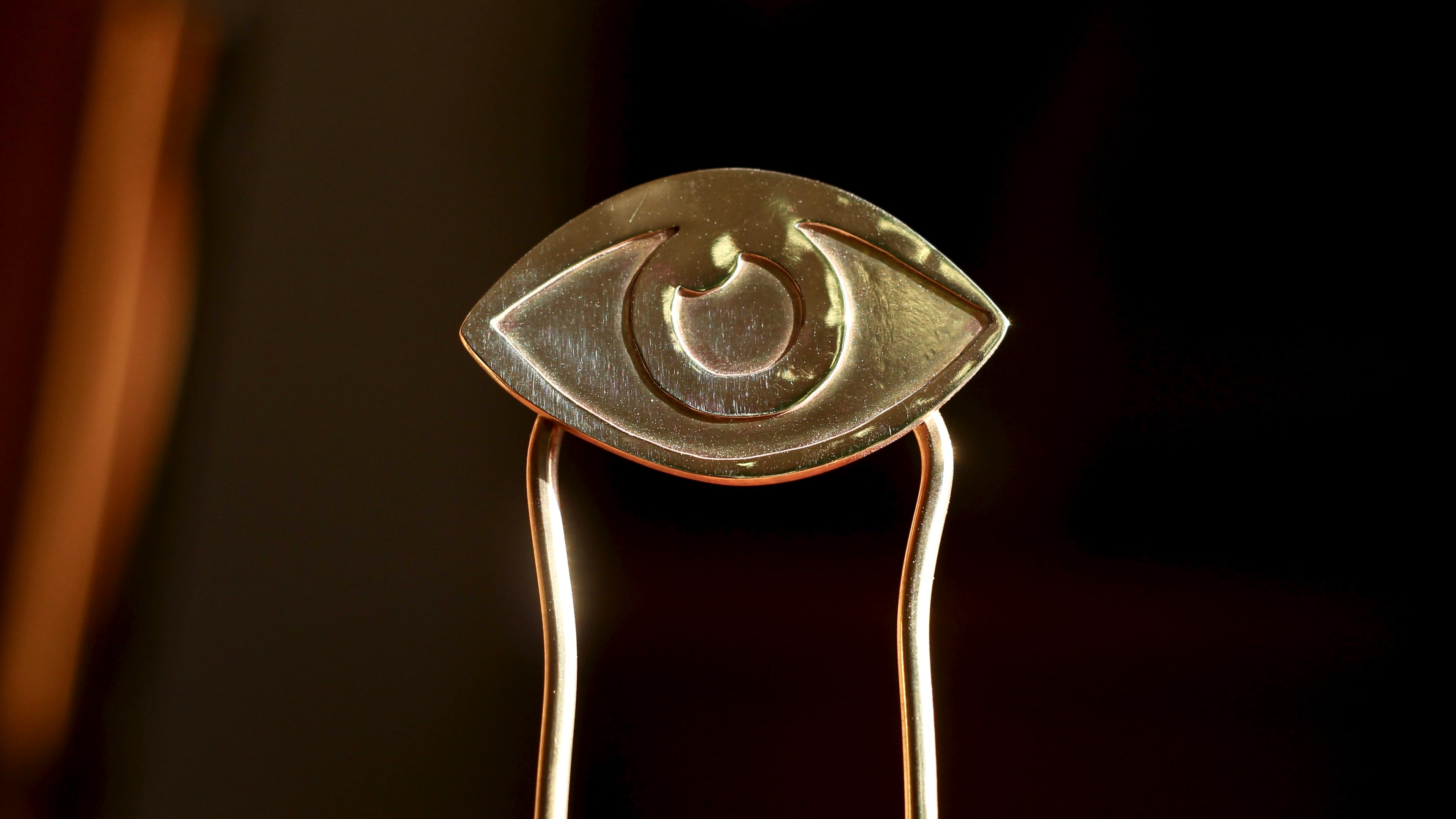 Brass Hair Pin, Watching You